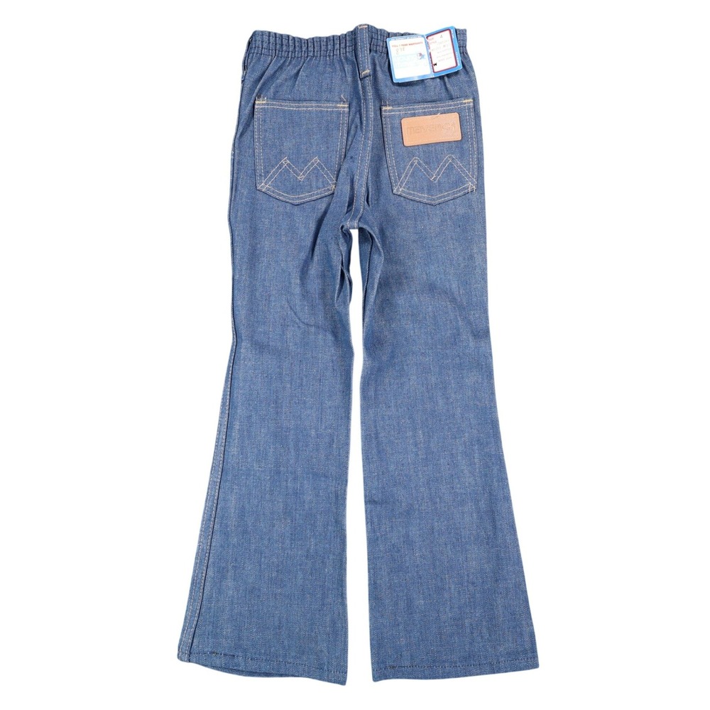 Young Maverick Jeans Size 4 Vintage 70s Blue Denim Bootcut Deadstock USA Made
